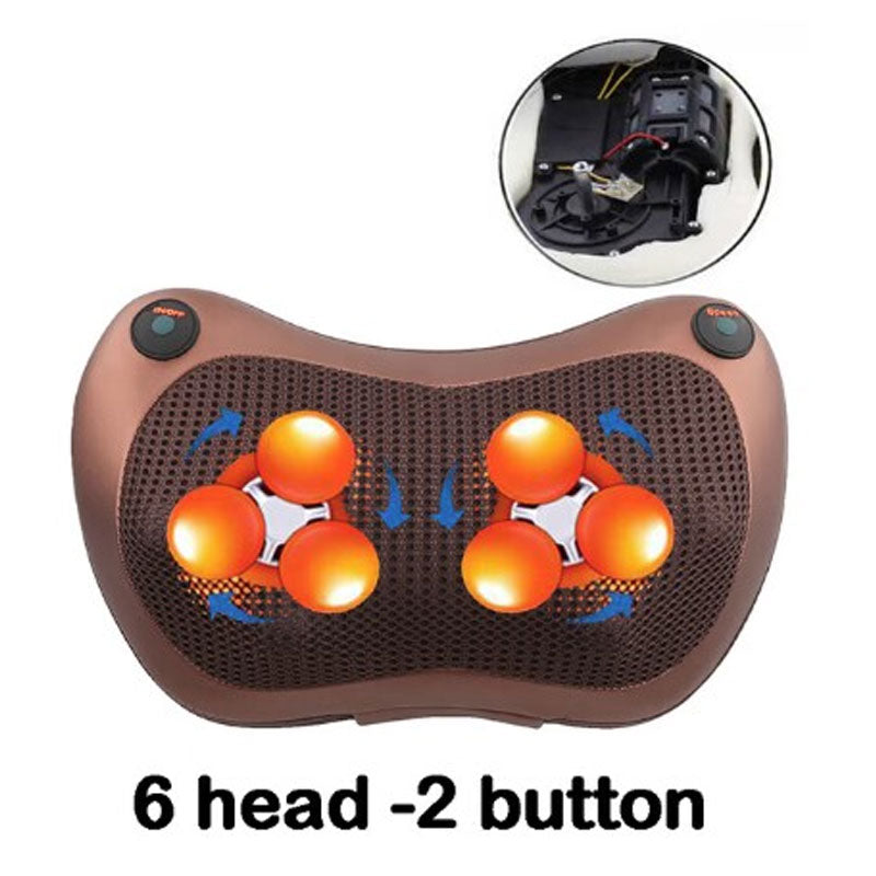 Massage Pillow Shiatsu 3 speed Head Relax Electric Shoul Back Neck