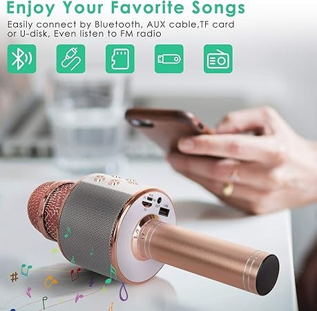 5-in-1 Portable Handheld Karaoke Mic